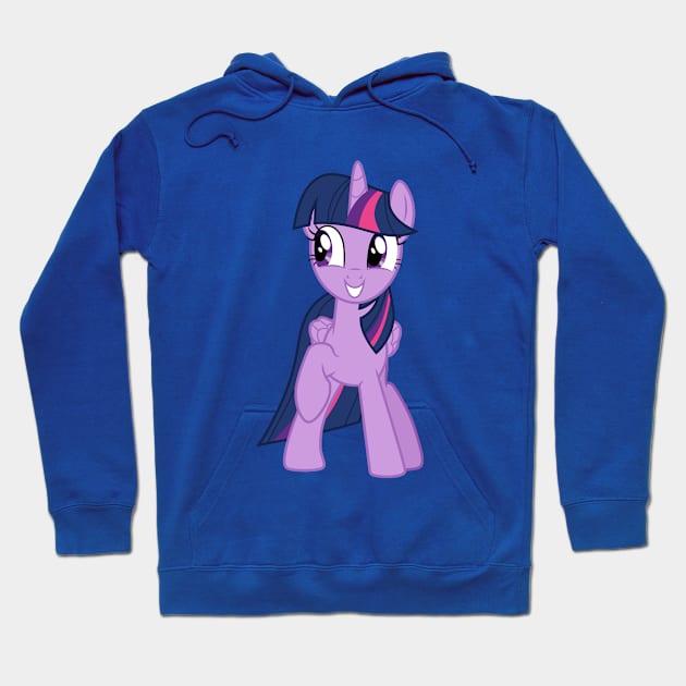 Twilight Sparkle is excited 3 Hoodie by CloudyGlow